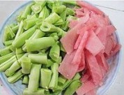 四季豆炒肉片