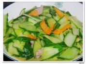 肉片黄瓜