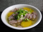 煎鱼肉蛋饼