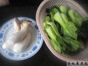 杏鲍菇炒青菜