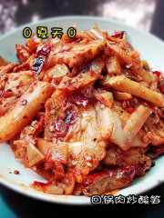 回锅肉炒酸笋