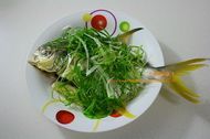 清蒸金鲳鱼