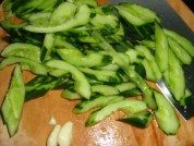 午餐肉炒青瓜