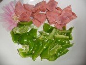 土豆片炒火腿