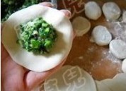 山药韭菜馅饺子