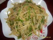 素炒青椒土豆丝