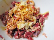 香菇炒鸡胗