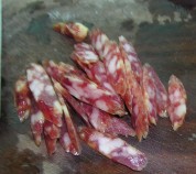 土豆豆角炒腊肠