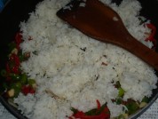 蛋蔬炒饭