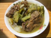 大骨头土豆炖茄子