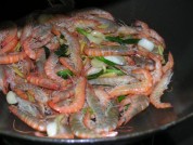 姜葱鲜活野生海虾