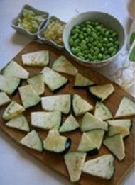 毛豆烧茄子