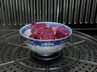 紫薯面包花