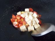 番茄烧冻豆腐