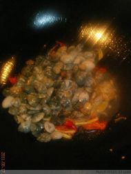 青椒炒花蛤