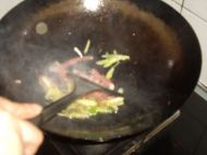 豆芽炒韭菜