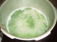 蔬菜肉末粥