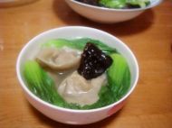 青菜绿茶馄饨