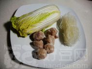 粉丝肉丸菜汤