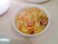 鸡汤煮面