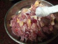大蒜炒鸡肉