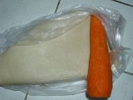 豆腐皮炒胡萝卜丝