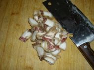 腊肉白菜粉条炒豆皮