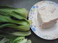 青菜炒冻豆腐