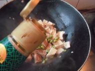 青菜炒冻豆腐