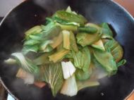 青菜炒冻豆腐