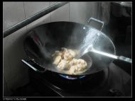 生菜炒鸡翅