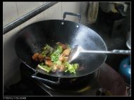 生菜炒鸡翅