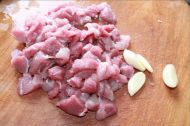 猪肉炒大头菜