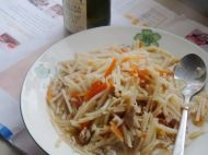 肉炒芋头丝