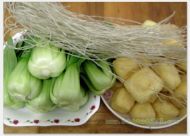 青菜粉丝豆腐果