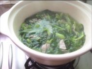 蔬菜肉片汤