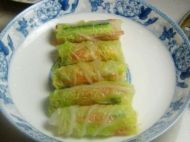 杂蔬鲜虾白菜卷