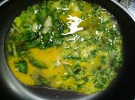青菜鸡蛋饼