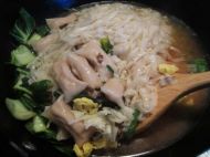 脆饺菜汤面