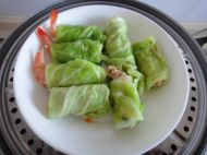 翡翠鲜虾豆腐卷