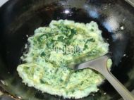 荠菜炒鸡蛋