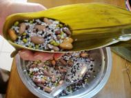 豆沙龙舟粽
