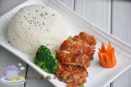 香辣鸡肉饭