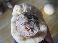 番茄饭豆奶酪包