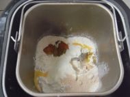 豆沙树叶面包