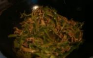 青椒莴苣肉丝
