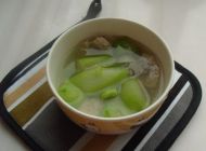 丝瓜青豆鱼丸汤