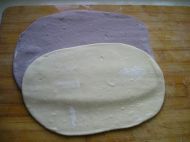 紫薯双色花卷