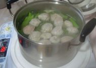 青菜鱼丸汤