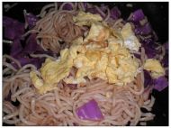 甘蓝鸡蛋炒面